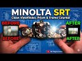 Minolta SRT Disassembly: How to Clean the Viewfinder, Prism & Focus Screen