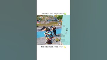 Fastest 1v3 Clutch Only 5 Seconds✅@FaithPlayzZzYT #pubg #shorts #bgmi