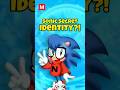 The Truth About Sonic And Nicky #sonic #sonicthehedgehog #shorts