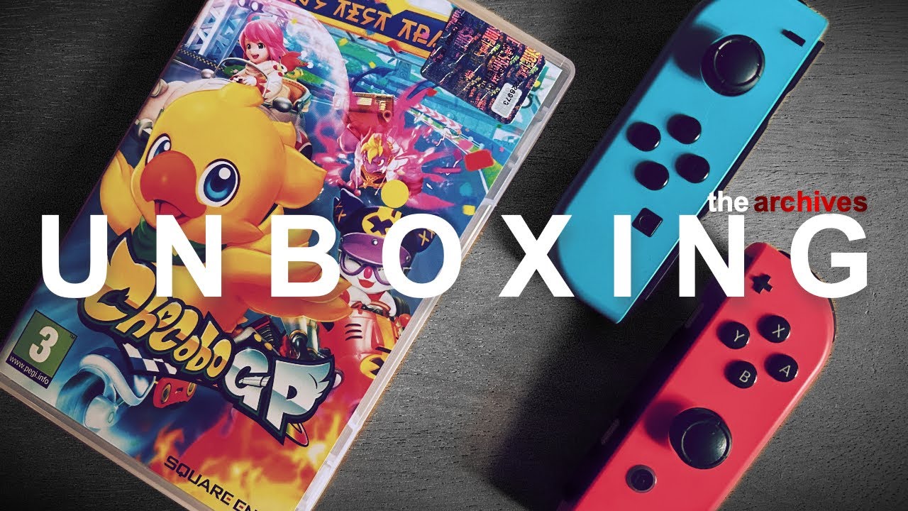 Chocobo GP | Switch (Pal Ver.) | Cinematic Unboxing