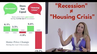 Recession DOES NOT EQUAL Housing Crisis