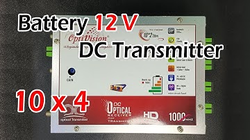 10dBm X 4 - Battery 12V DC Transmitter - Live Testing - Power Consumption - AC vs DC Transmitter
