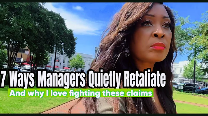 7 Ways Managers Quietly Retaliate And Why Retaliation Claims Are often Easier to Prove #retaliation