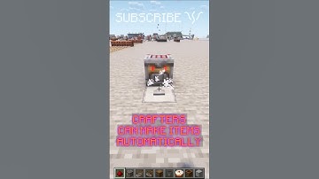 How to use THE CRAFTER! For single-ingredient recipes! | Redstone with PsiVolt #minecraft #redstone