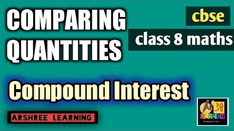 Comparing Quantities  Compound Interest (Part 8) Ex 8.3  Half Yearly Rates given Class 8Maths