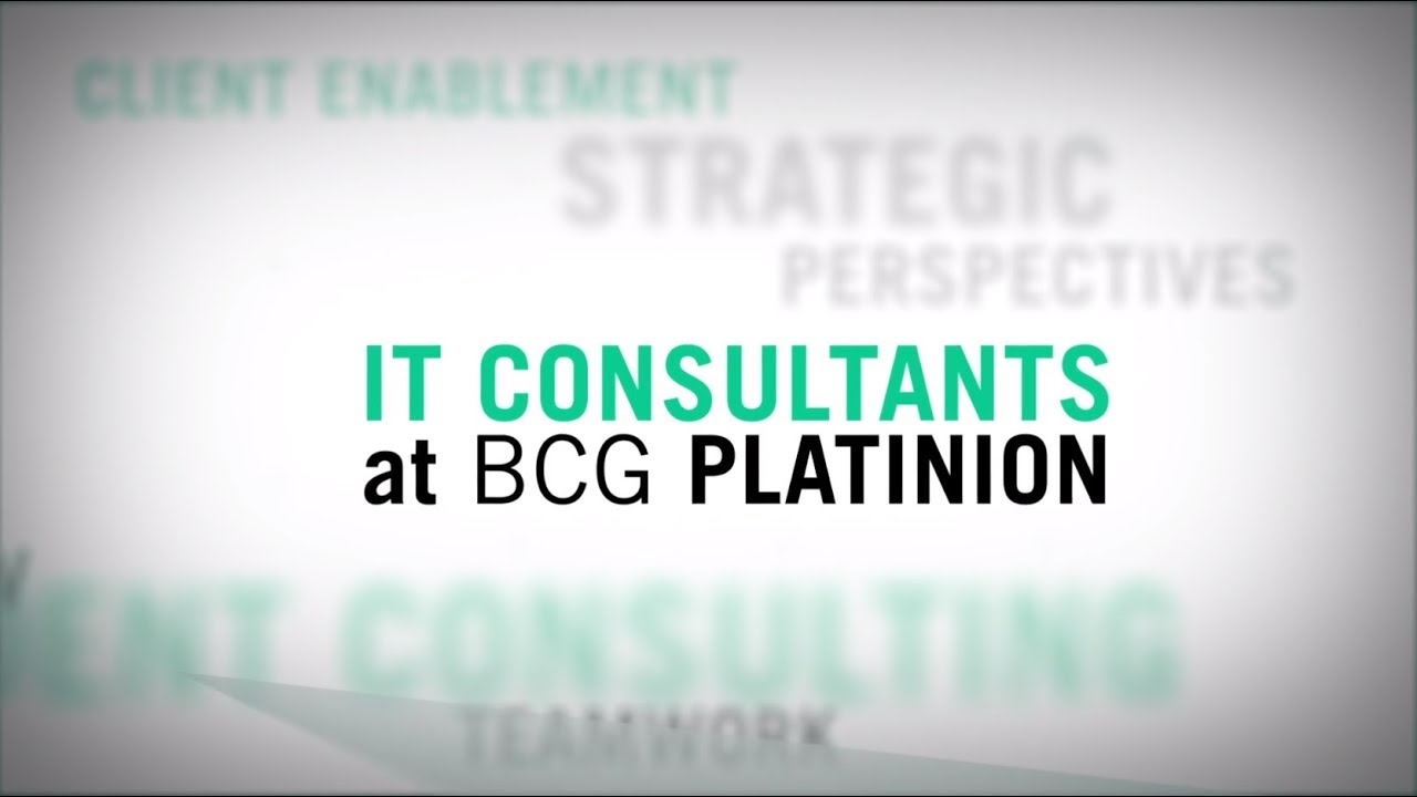การ วิเคราะห์ bcg  2022 Update  IT Consultants @BCG Platinion