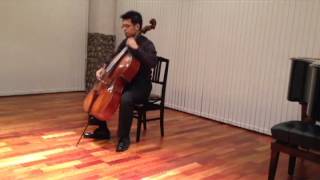 Zoltán Kodály / Sonata for Solo Cello, Op. 8（mov.1）