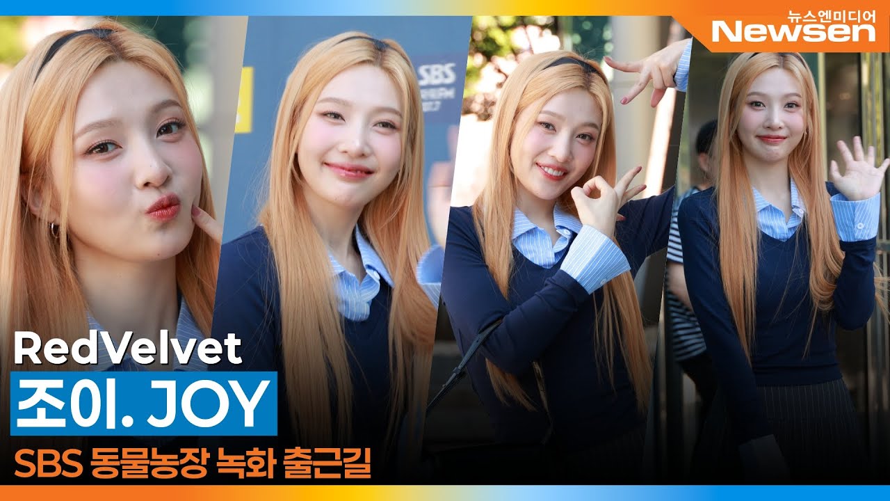 레드벨벳 조이, 동물농장 녹화 출근길📺 RedVelvet JOY 2025.9.10 Newsen
