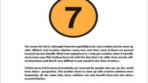 RSM 412 Self Reflection Video Project