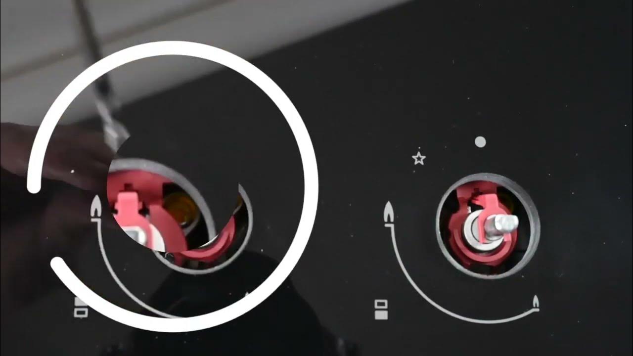 Comment régler la flamme sur une plaque gaz, avec des injecteurs gaz