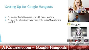 Google Hangout Sample Training Video   A1Courses com