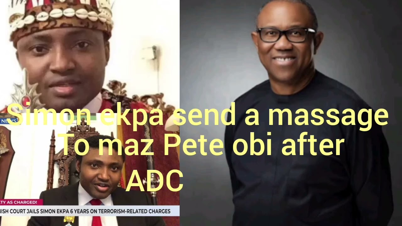 Ekpa send a message to maz Peter obi after joined ADC over 2027 check it out