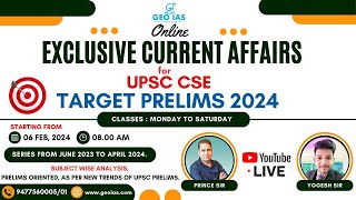 LEC-73 | CURRENT AFFAIRS TARGET PRELIMS 2024 | MARCH - 2024 | ECONOMY (PART-2) | BY YOGESH SIR