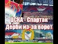 ЦСКА - Спартак трибуны 30 Апреля 2017 | Дерби из-за ворот