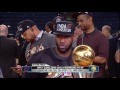 LeBron James Finals MVP joins the desk | Cavaliers vs Warriors - Game 7 NBA Finals