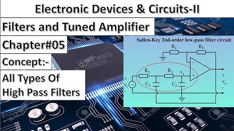 Electronic Devices & Circuits-II | Chapter#05 | All types of High Pass Filter | Thomas Floyd