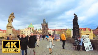 Prague Walk, Czech Republic 2024 🇨🇿🔴| Beautiful Walking Tour | [4K HDR 60FPS]