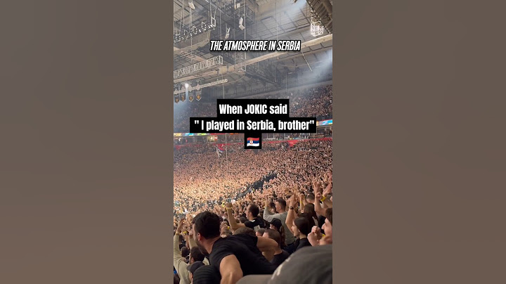 When JOKIC  said " I PLAYED in SERBIA, BROTHER " | Partizan | Crvena zvezda | Atmosphere