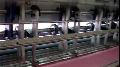 high speed quilting machine video