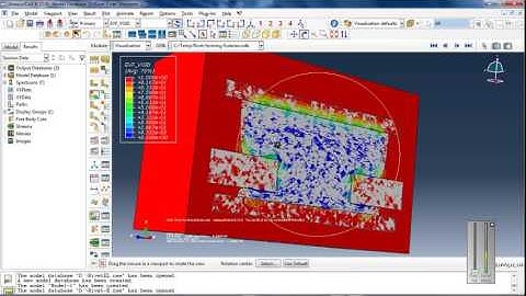 Simulation Rivet forming using coupled Eulerian-Lagrangian method in Abaqus