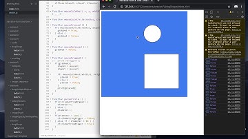 P5.js - Drag shape onto object