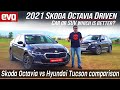 2021 Skoda Octavia first drive review | Compared with Hyundai Tucson | Sedan vs SUV | evo India