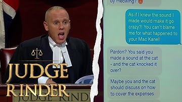 Judge Reads Text Messages as Evidence in Court | Judge Rinder