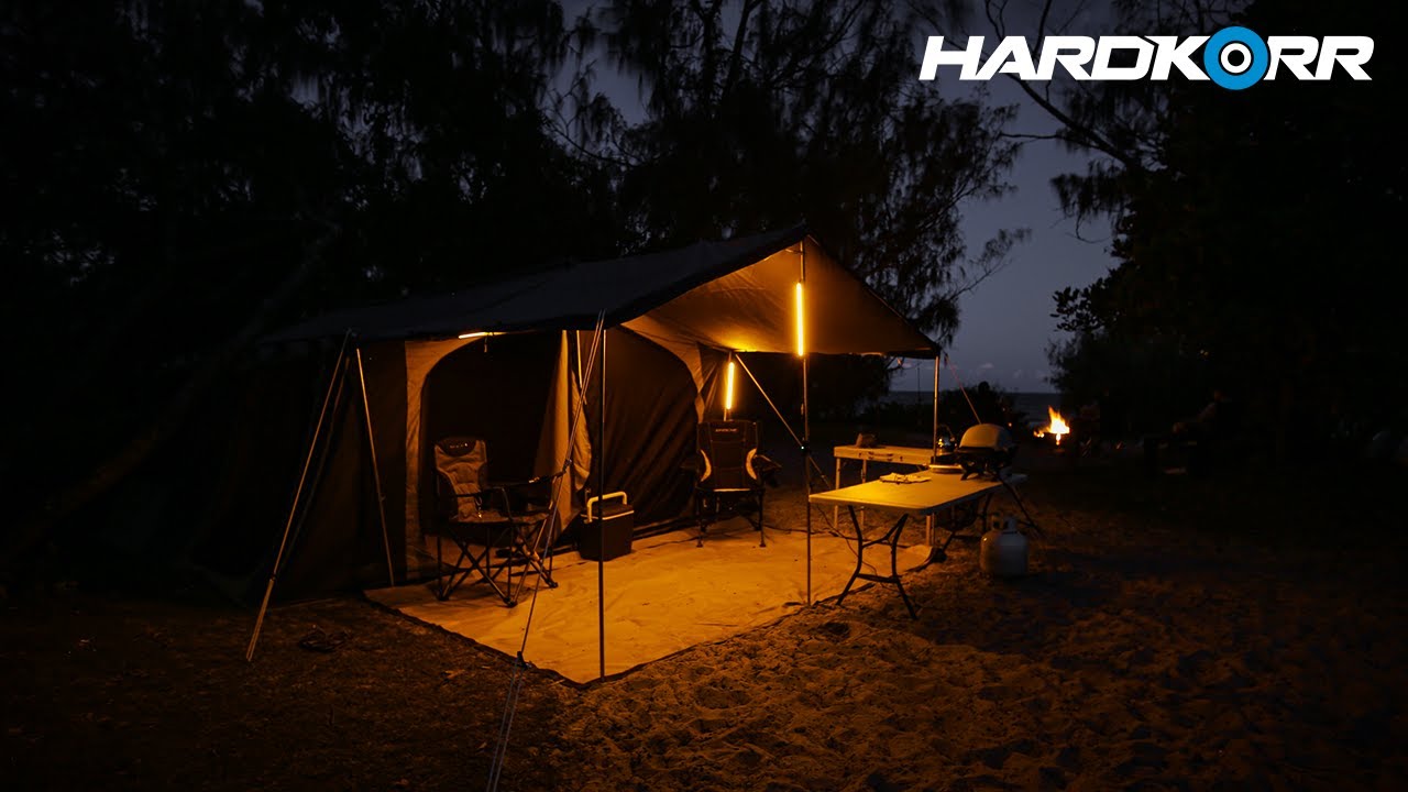 4 Bar Tri-Colour LED Camp Light Kit - Hardkorr Australia