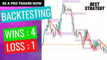 4 Wins And 1 Loss Using The Best Forex Strategy || BackTesting || Pure Analysis