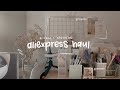 a chill and aesthetic aliexpress haul (stationery, accessories, decor)