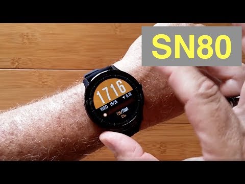 Bakeey SN80 15 Day Use / 60 Day Standby IP68 Waterproof Sports Smartwatch: Unboxing and 1st Look