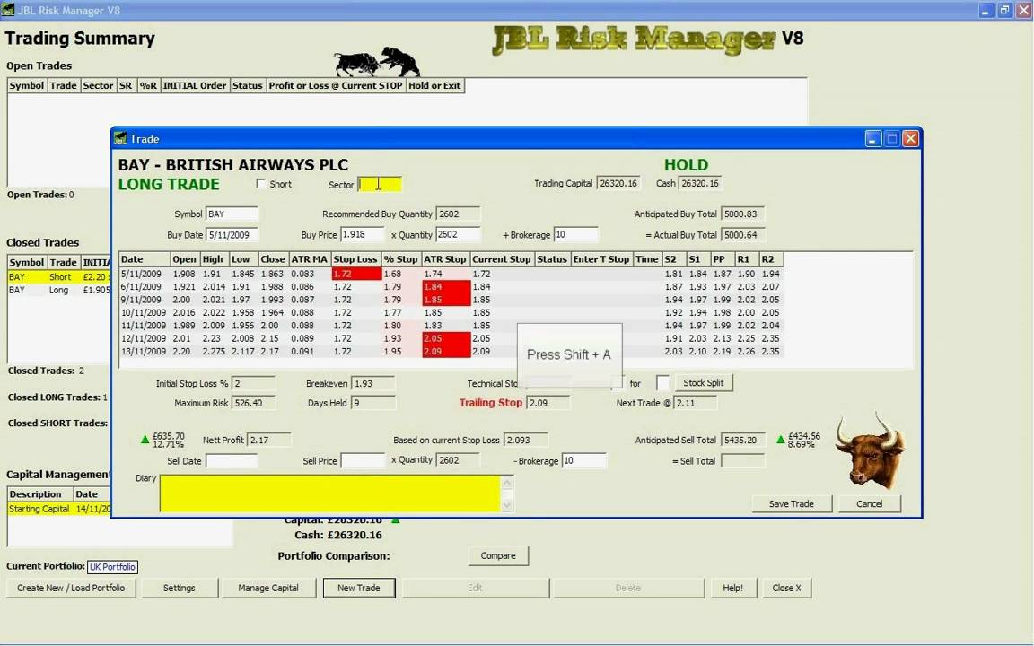 Calculatrice du Trader