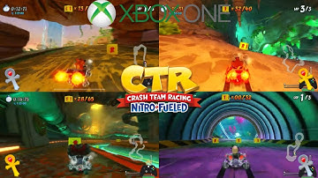 Crash Team Racing: Nitro-Fueled Xbox One 101% Adventure Mode Part 5: N. Sanity Beach Relic [2025]