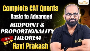 Triangles 12 | CAT Preparation | Geometry | Quantitative Aptitude