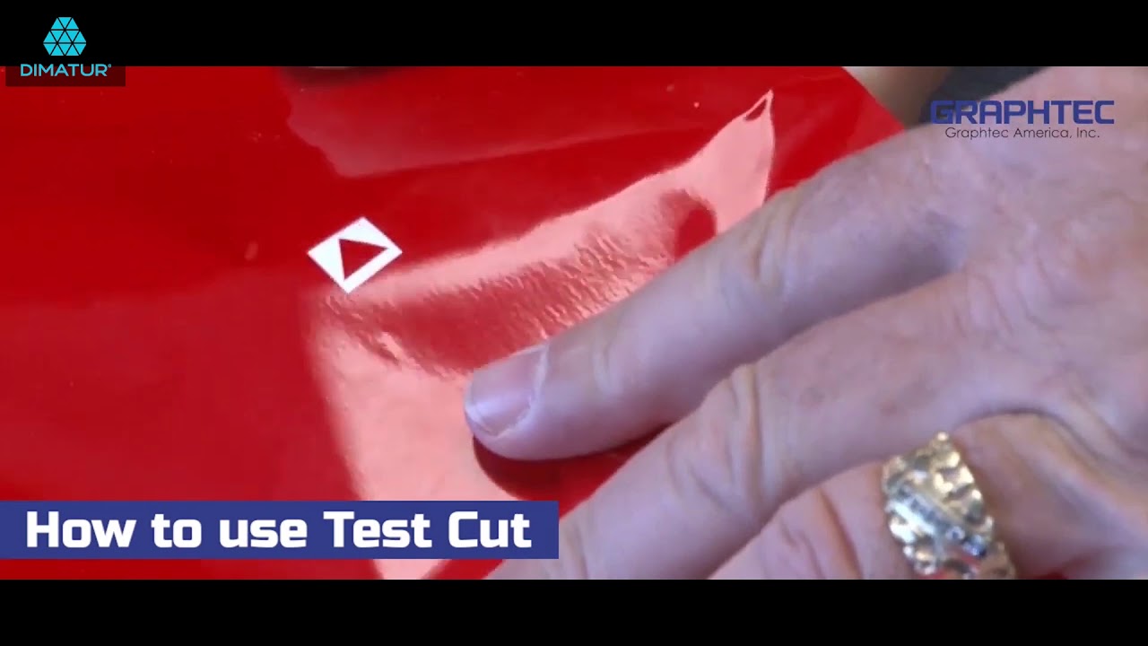 Dimatur – Graphtec FC 8600 Teste Cut - YouTube