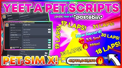 [YEET🔥] Pet Simulator X Script For OP AUTO YEET A PET Pastebin MOBILE/PC - AUTO ORB 🔥 Roblox