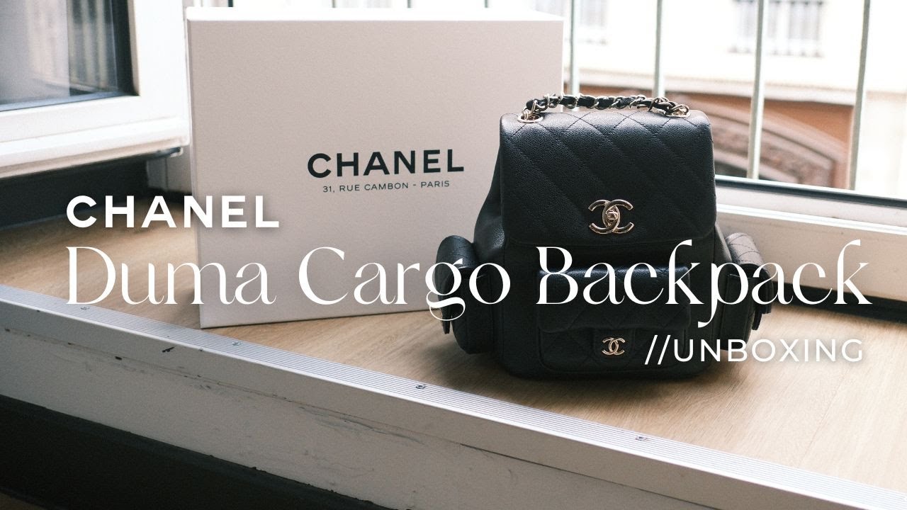 Unboxing The Chanel Duma Cargo Backpack From The 23K Fall/Winter Collection  