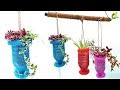 plants growing in plastic bottles/plastic bottle planter ideas//bottle garden /ORGANIC GARDEN