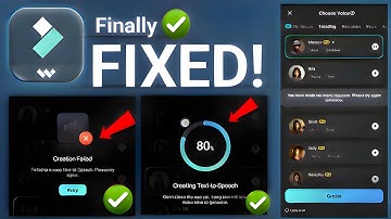 Filmora text to speech problem Solution || 3 AI Tools That