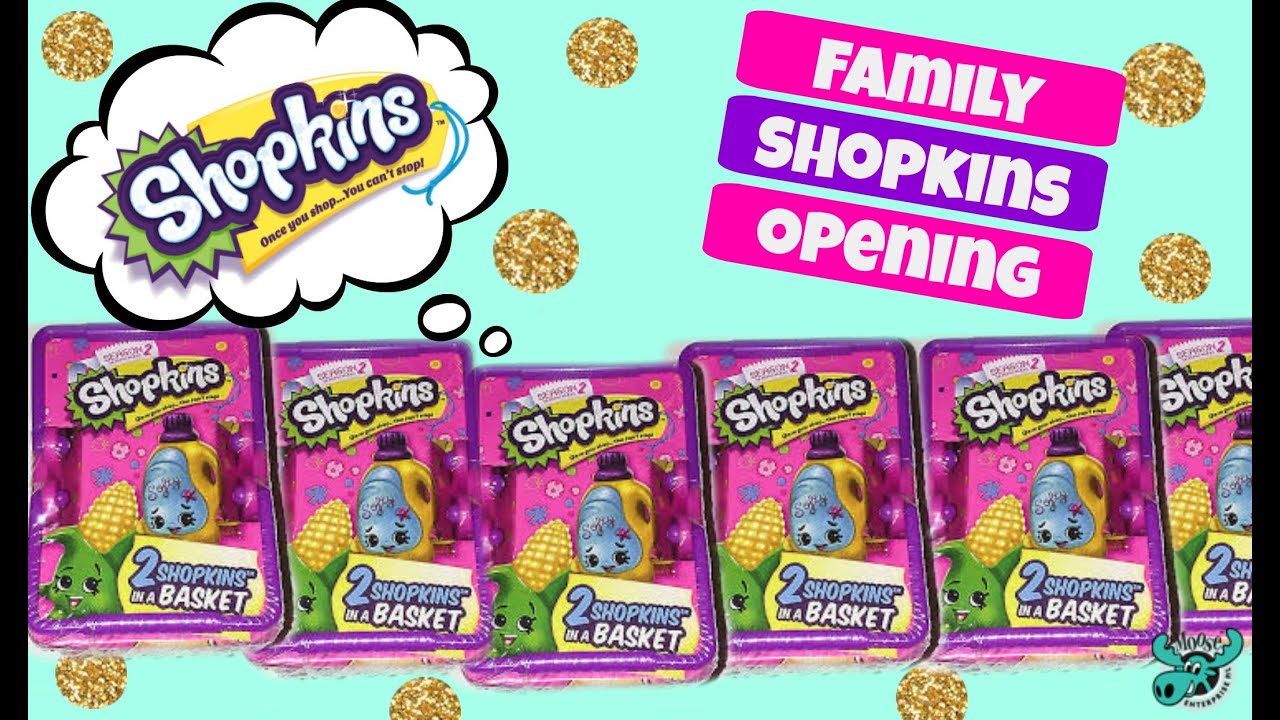 SHOPKINS Season 2 Blind Baskets OPENING- Daisy, Daddy & Mommy!♥