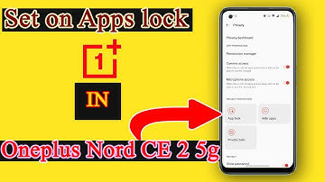 How to Apps Lock on  in OnePlus Nord CE 2 5g