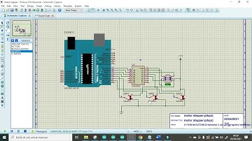 Motor stepper menggunakan arduino uno