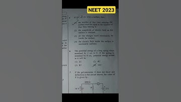 NEET 2023 Answer Key Physics | Answer Key Part - 1 | NEET Answer Key | #neet2023 #neet