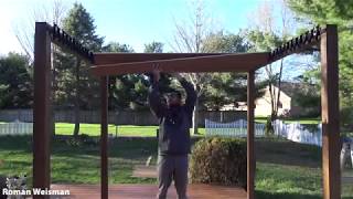 Installing Pergola Top | With Flex Fence