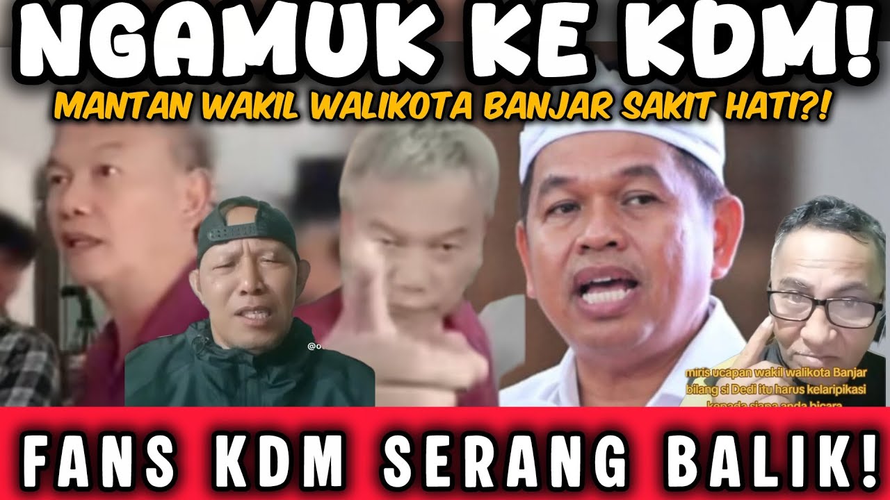 WADUH! KDM DISERANG & DIFITNAH NYURI! MANTAN WAKIL WALIKOTA BANJAR SAKIT HATI?! HAUS VALIDASI BGT‼️