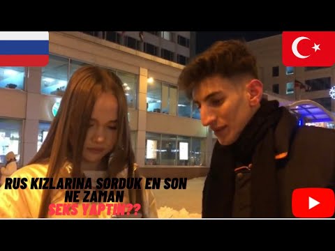 Rus Kızlarına Sorduk !!  En Son Ne Zaman  Sexxs Yaptın ??