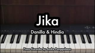 Jika - Danilla & Hindia | Piano Karaoke by Andre Panggabean