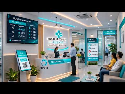 Corzix Demo | AI-Powered Hospital Queue Management & Patient Flow System