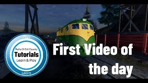 Ep 1 : Rails Of D.G County Tutorials. First Video of the day ( Next Tutorial Re-Make )