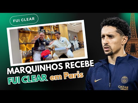 MARQUINHOS (PSG) RECEBE FUI CLEAR em Paris | Entrevista Exclusiva na CASA do Jogador